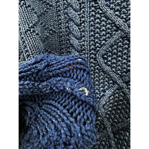 Polo Ralph Lauren Flag Aran-Knit Cotton Sweater XS - Picture 4 of 6